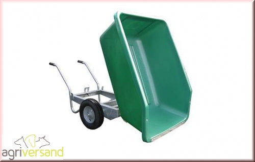 Großmulden Kippschubkarre mit 500l PE-Mulde TWB500