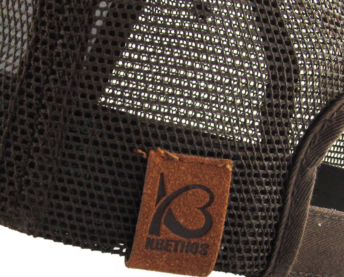 KBETHOS - Glitzernde Baseballkappe im Meshback-Stil mit Ponytail-Öffnung