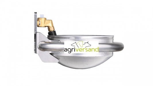 Edelstahl Rohrventiltränke mit Schutzbügel Ausverkaufspreis