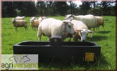 Langtrogtränke mit Schwimmerventil für Schafe, Ziegen & Kälber