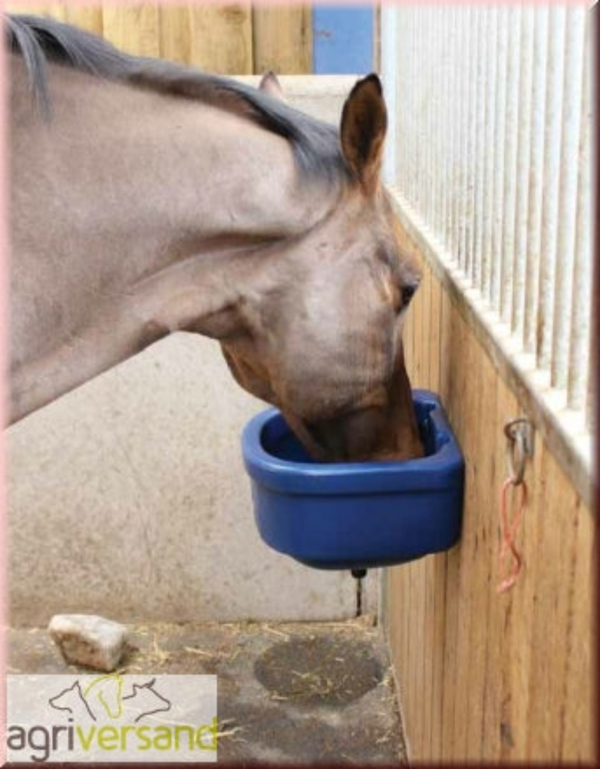 JFC Wandfuttertrog blau