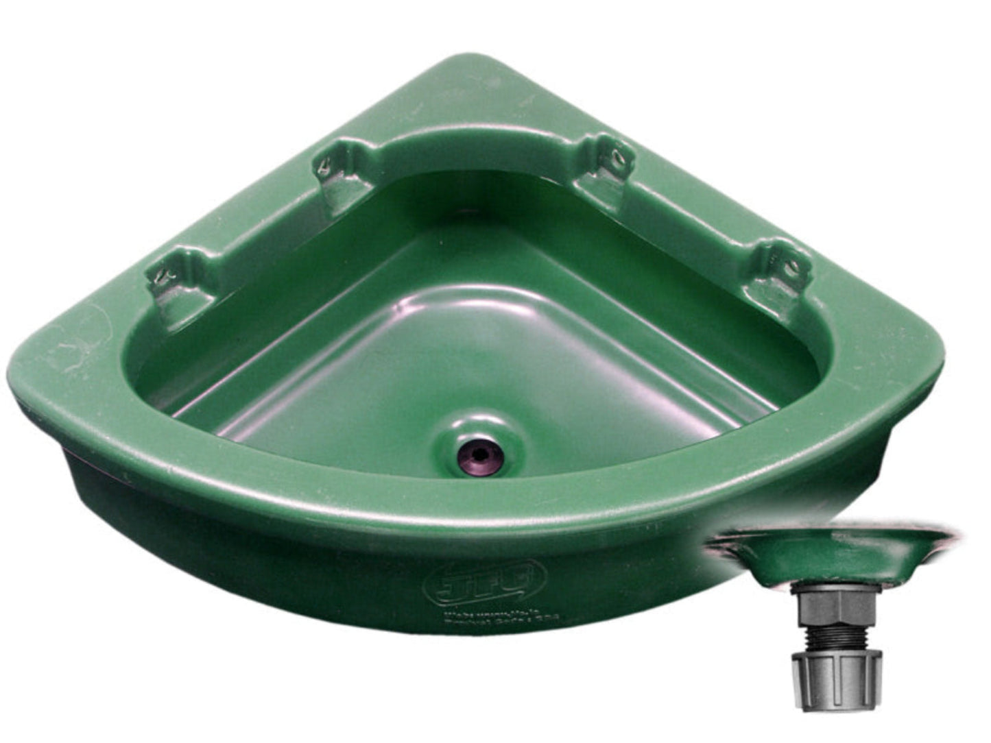 Eckfuttertrog für Pferde – Robuster Trog mit verstärkten Kanten