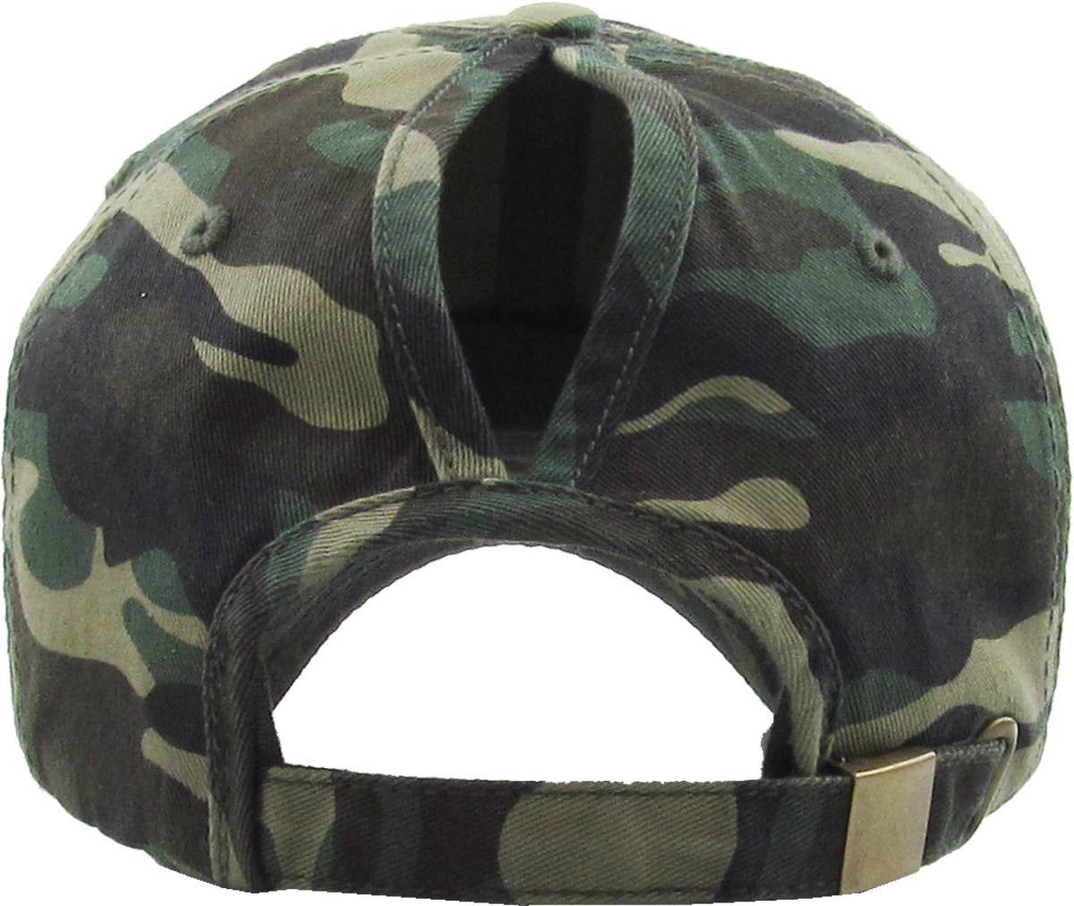 KBETHOS Baumwoll-Baseballkappe mit Schlitz für Zopf