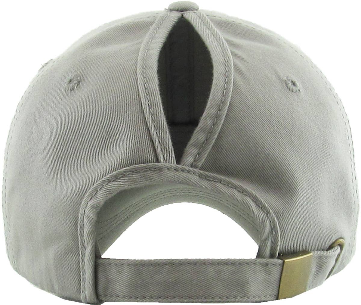 KBETHOS Baumwoll-Baseballkappe mit Schlitz für Zopf