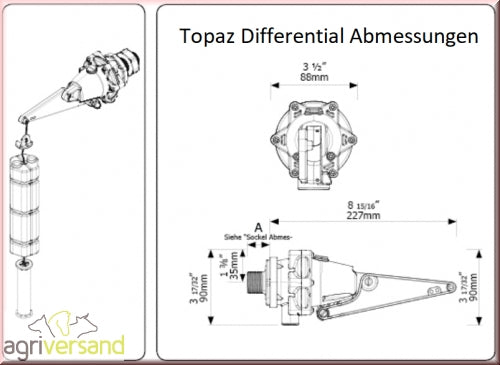 TOPAZ DIFFERENTIAL - Schwimmerventil  schont Ihre Pumpe