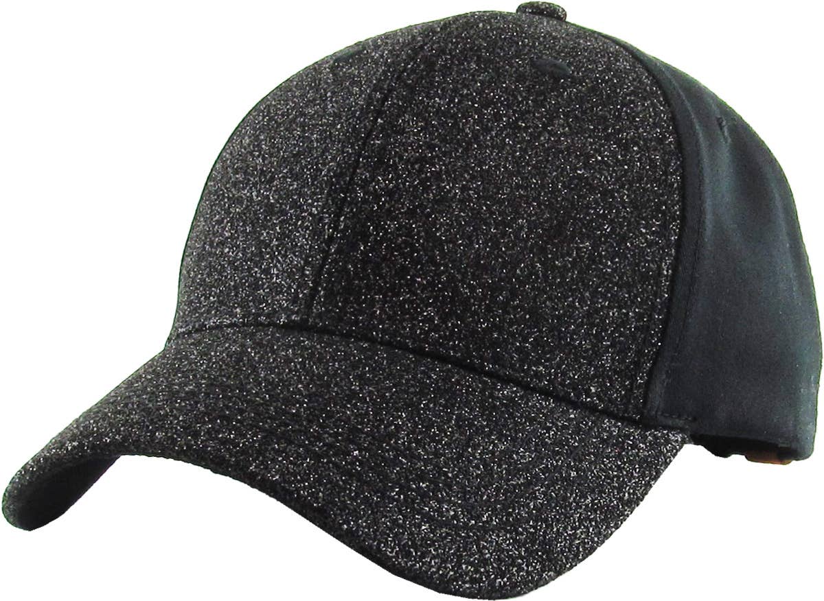 KBETHOS - Glitzer-Pferdeschwanz- schwarz