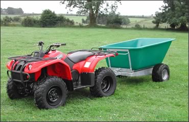 Großmuldenkippanhänger 500L JFC für Golf- und Gartenbau