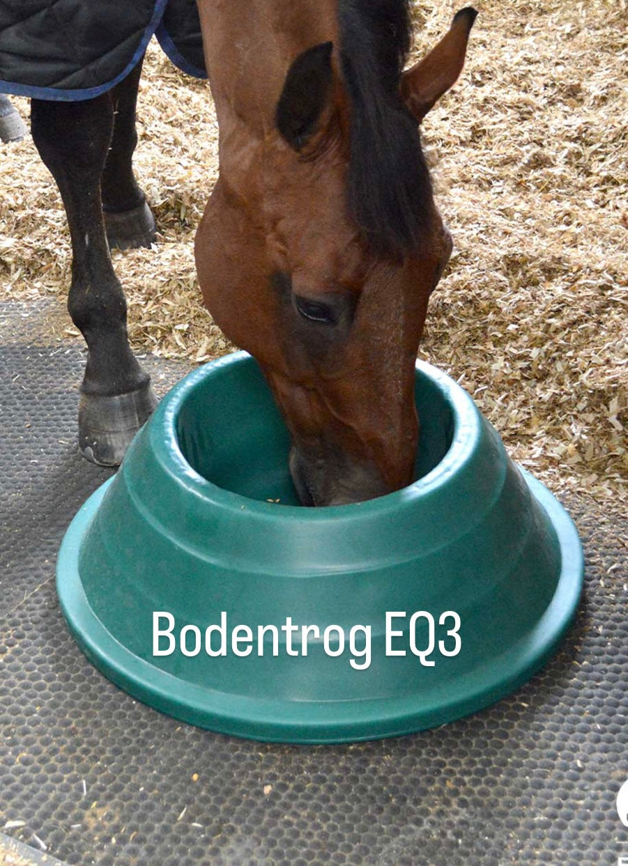 JFC Bodenfuttertrog EQ3 – Pferdetrog für natürliche Fütterung am Boden