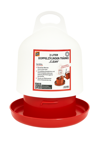 3 Liter Doppelzylindertränke