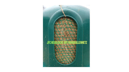 Heuglocke für Pferde + Rundballenheunetz  bis 160cm DRM Masche 45mm