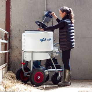 JFC Milchtaxi – JFC MK170MP3 Milchwagen 170L komplett mit Lister Milchwärmer