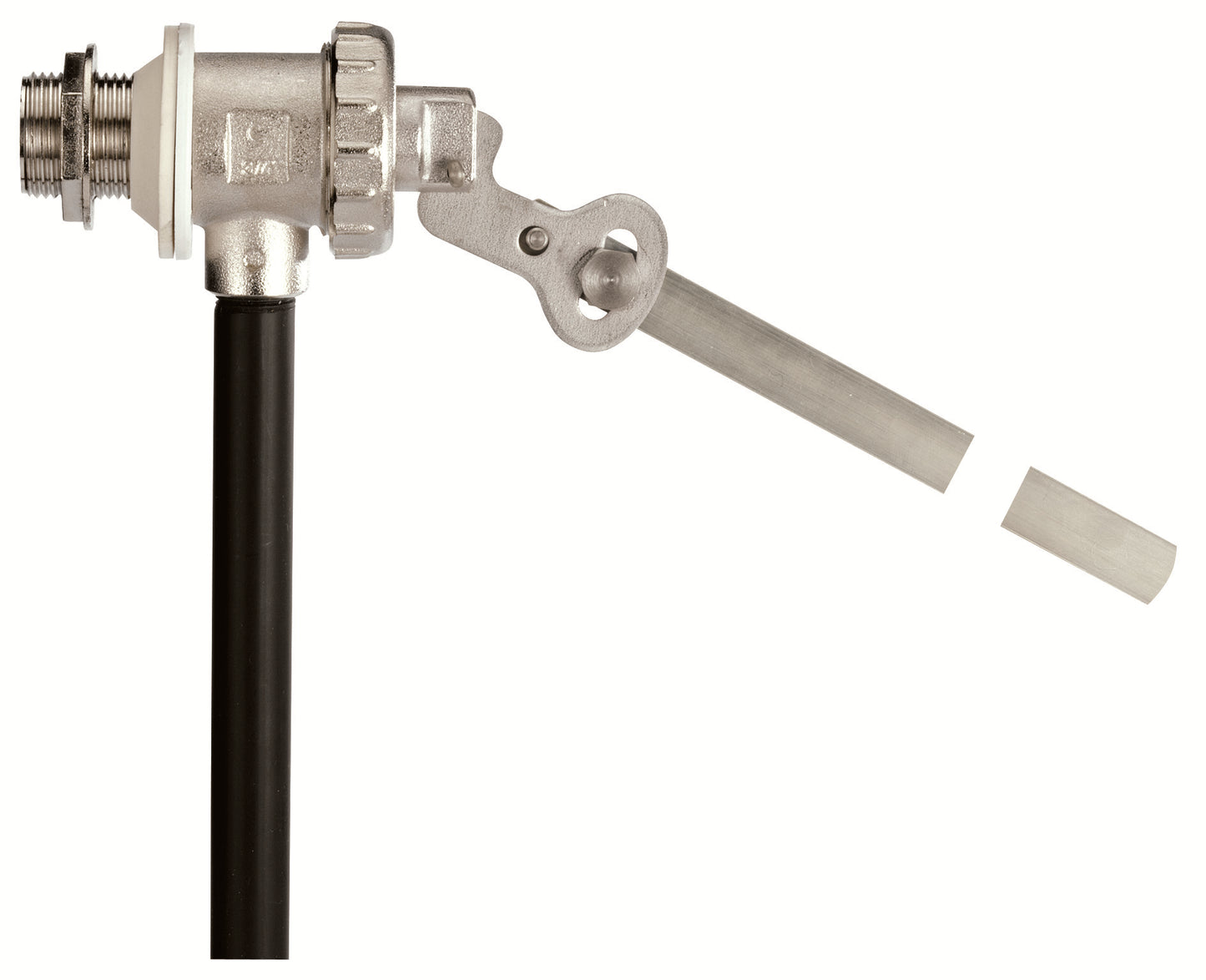 Messing-Schwimmerventil vernickelt 1/2" bis 2" inkl. Schwimmer