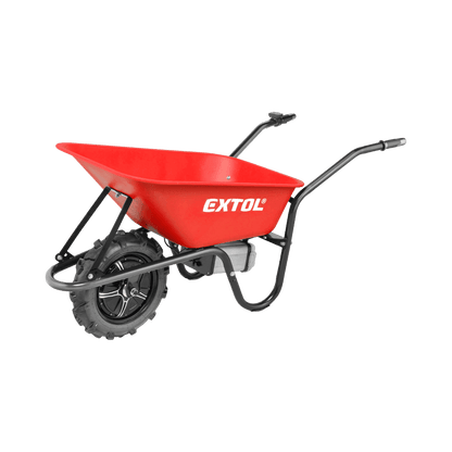 Elektrische Schubkarre mit Akku, 80L Mulde,  PREMIUM Kraft sparen