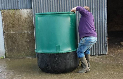 Wickelfolienbehälter für Heuballen und Silagefolie