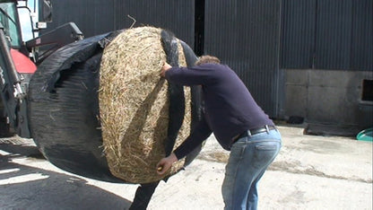 Wickelfolienbehälter für Heuballen und Silagefolie