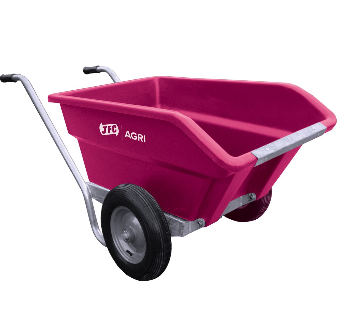 Kippbare Schubkarre in Pink – Leicht, stabil & praktisch