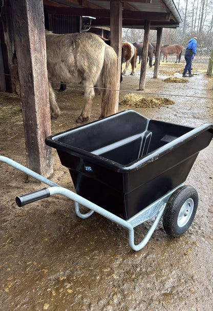Zweirad Kippschubkarre mit 250Kg stabilem Rahmen