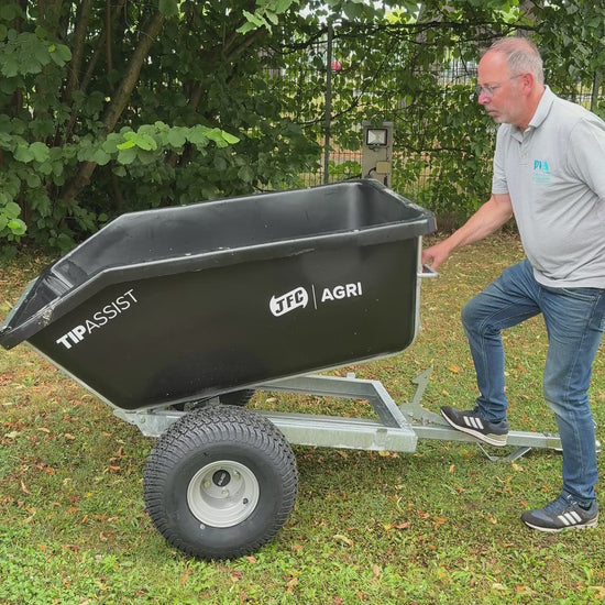 Hydraulikanhänger Kippfunktion
