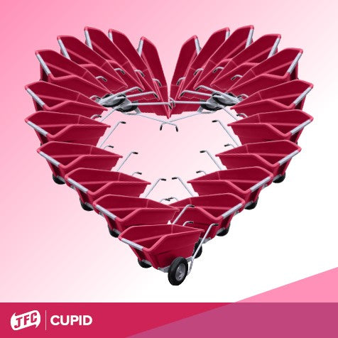 Schubkarre mit Kippfunktion in Pink- ROSA  – Leicht, stabil & praktisch